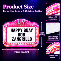 Présentoir de bouteilles LED personnalisé, panneau de service pour bouteilles, accessoires de bar, tableau de messages pour la décoration de boîtes de nuit, mariages, anniversaires et événements