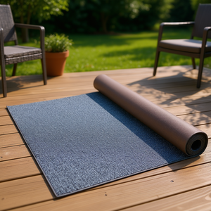 Tapis d'extérieur 6 pi x 39,3 pi, imperméable, antidérapant, rectangulaire, pour porche, terrasse, garage, bateaux - Product Image 2