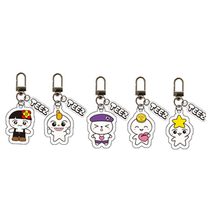 Custom Cartoon Image Acrylic Double-Sided UV Printed Fashionable Key Chain Bag Accessories Idol Gift Souvenir - Product Image 2