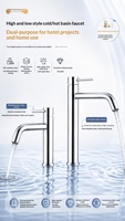 Robinet de lavabo en acier inoxydable 304 à poignée unique et à trou unique, avec cartouche céramique et revêtement PVD multicolore pour salle de bain