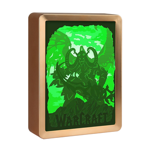 Đèn Cảnh Đêm <span class=keywords><strong>World</strong></span> <span class=keywords><strong>Of</strong></span> <span class=keywords><strong>Warcraft</strong></span> Quà Tặng Không Khí Sáng Tạo Tùy Chỉnh Hộp Quà Tặng Sinh Nhật Bằng Giấy Thủ Công Đèn Khắc Giấy - Product Image 5