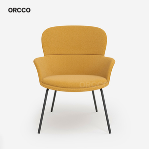 Silla de salón reclinable suave de tela suave tapizada para el hogar y la Oficina del hotel - Product Image 5