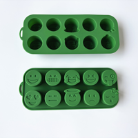 Moule en silicone pour glaçons et chocolats, motifs émojis amusants, pour biscuits, bonbons, gommes et barres chocolatées maison, démoulage facile