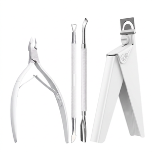 Stainless Steel Acrylic <b>Nail</b> <b>Extension</b> Cutter Trimmer Manicure Tool Durable Professional Personal Care Finger <b>Nail</b> Salon Curved - Product Image 5