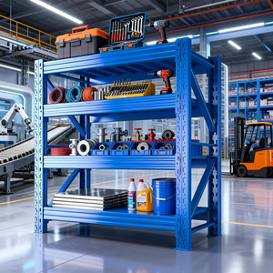 Étagères de stockage pour entrepôt industriel, rayonnages d'entrepôt - Product Image 6