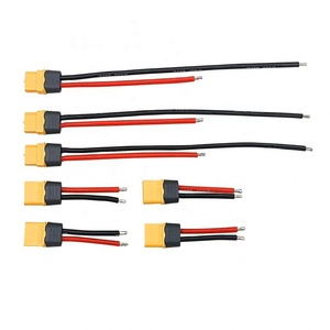 Panel Montajlı Xt90 Konnektör Xt60 Xt60u Xt30 Fiş 10AWG 12AWG 14AWG 18AWG Silikon Kablolu - Product Image 2