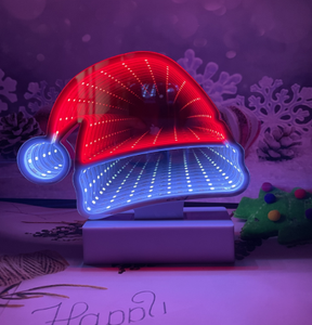 عيد الميلاد تخزين لانهائية مرآة نفق ضوء سطح المكتب مصباح حزب ديكور المنزل - Product Image 3