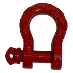 Manilles de remorque forgées rouges robustes avec connecteur à boulon en U, attache de remorquage peinte - Product Image 4
