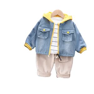 Ventes chaudes, nouvelle collection de vêtements pour enfants, ensembles de vêtements pour garçons, vestes élégantes et pantalon kaki - Product Image 1