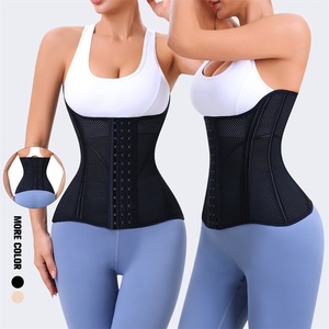 Wholesale Waist Trainer Cincher Slimming Corset Flat Stomach Sheath Shaper Supplier Custom Original Mesh Fabric Girdle <strong>Shapewear</strong> - Product Image 1