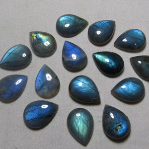 Labradorite-AAA-คุณภาพสูง-งดงามมากรูปแพร์ไฟทรงหลังเบี้ยขนาดใหญ่-16X22มม.-15ชิ้น - Product Image 1