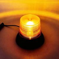 Luz Estroboscópica LED de 24W, Luz de Advertencia con Montaje Magnético, Carcasa de PC, Luz Intermitente Roja, Ámbar, Azul, Verde, Alerta de Emergencia para Vehículos
