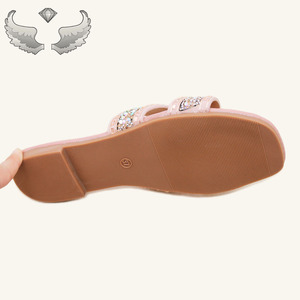 High-quality Fashionable Summer Wholesale <b>Open</b>-<b>toe</b> Rhinestone Durable Lightweight Women's Sandals <b>slippers</b> Wholesale Ventilation - Product Image 6