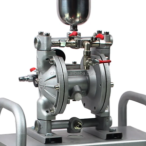 Bomba neumática de plástico de doble diafragma accionada por aire de 3/4 pulgadas para revestimiento de pintura, pegamento de tinta, industria química de <span class=keywords><strong>farmacia</strong></span> - Product Image 5