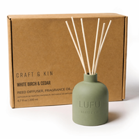 Diffuseur de parfum en céramique LUFU, best-seller, parfum longue durée, étiquette personnalisée, certification CE & REACH pour la maison et l'hôtel