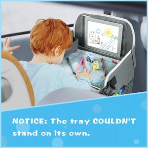 Free sample Hot Sell Foldable Snack Toy Kids Travel Tray Toddler Lap Desk Carseat <b>Table</b> Tray for Kids Road Trip <b>Activities</b> - Product Image 2