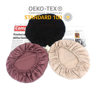 Bonnets de <span class=keywords><strong>nuit</strong></span> en <span class=keywords><strong>soie</strong></span> pour femmes et dames, bonnets doux réglables, nouvelle mode 100%, Bonnet en <span class=keywords><strong>soie</strong></span> de mûrier, nœud papillon, Style <span class=keywords><strong>Turban</strong></span> - Product Image 5