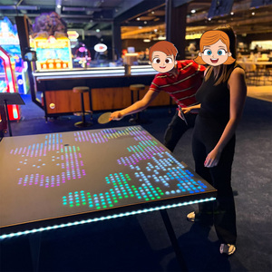 Mesa de Ping Pong Interactiva Kydavr para Interiores, Juego de Arcade con Luces LED de Píxeles para Actividades en Grupo y Formación de Equipos - Product Image 1