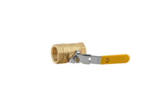 วาล์วบอลทองเหลืองขนาด 1 1/4 นิ้ว 600CWP NPT พร้อมมือจับล็อค - Product Image 2