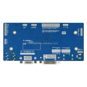 لوحة تحكم Jozitech ZY-A58AD01 V1.0 LCD LVDS أساسية مع مداخل HD-MI DVI VGA تدعم حتى 1920x1200 8-Bit