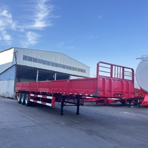 Semi-remorque à ridelles latérales Tongyada 3 essieux de haute qualité pour marchandises en vrac et acier, capacité de charge <5000 kg, avec freins, à vendre - Product Image 2