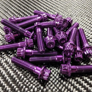 Staal Titanium Roestvrij Staal M6 M7 M8 12 Punts Flensbout Voor 3-delige Wiel Assemblage Split Velg - Product Image 4