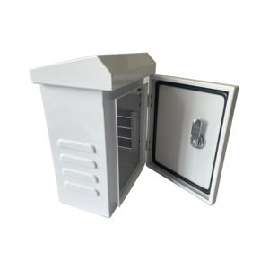 Boîtier <span class=keywords><strong>de</strong></span> prise électrique industrielle IP65 étanche pour l'extérieur, armoire réseau sur pied à montage mural - Product Image 3