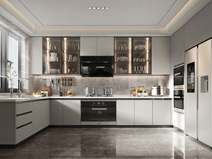 Gabinetes de Cocina de Madera Maciza de Tamaño Personalizado, Muebles Ecológicos con Materiales de Primera Calidad - Product Image 3