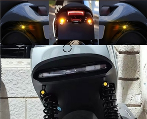 Phổ biến xe máy lần lượt tín hiệu đảo ngược sao lưu lái xe làm việc hổ phách Retro Moto <span class=keywords><strong>Mini</strong></span> LED đèn nhấp nháy chỉ số ánh sáng nhấp nháy - Product Image 5