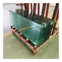 Kaca Tempered Solid 10mm 12mm untuk Dinding Kolam Renang, Penggunaan Luar Ruangan & Industri