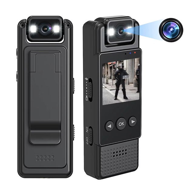 For Sports Camera Portable Mini Wifi Magnetic Back Clip Digital Video Recorder Worn Body Cam Night Vision Motion