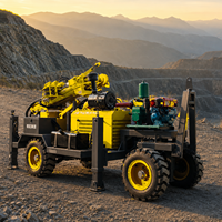 Machine de forage pneumatique pour trous de mine, carrières, granit et terrains rocheux, profondeur de forage 160 m, compresseur d'air