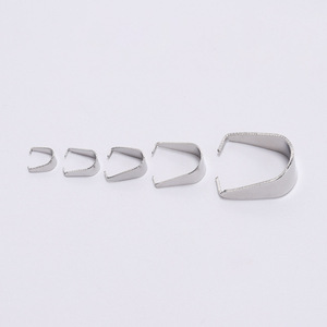 St. Kunkka Stainless Steel <b>Seed</b> Clip 7-19mm Jewelry Finding Pendant Clasp Necklace End Connector DIY Accessory - Product Image 3