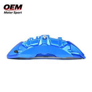 คาลิปเปอร์เบรกแบบแข็ง ดีไซน์ป้องกันการสั่นสะเทือน สำหรับ BREMBO 6 ลูกสูบ สีน้ำเงิน สำหรับ Chevrolet Corvette C6 C7 C8 อะไหล่เบรกยานยนต์ - Product Image 1