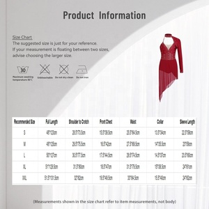 ชุดเต้นรำขายส่งสำหรับผู้หญิง ชุดบอดี้สูทเต้นรำแนวลิริคอล สำหรับการแสดงเต้นรำสมัยใหม่ การแข่งขันเต้นรำ และการแสดงบนเวที - Product Image 6