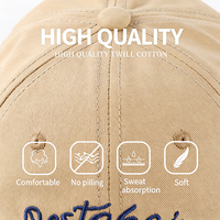 Casquette de baseball unisexe à large bord, 6 panneaux, 100 % coton, pour grandes tailles (58-60 cm), protection solaire toutes saisons, style sportif à pois