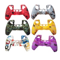 Coque en silicone pour manette PS5 Housse de protection en caoutchouc Gel