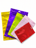 Offre Spéciale : Sachets Mylar Holographiques Anti-Odeur à Faible MOQ pour Emballage de Chouchous et de Bijoux, Idéaux pour la Vente au Détail