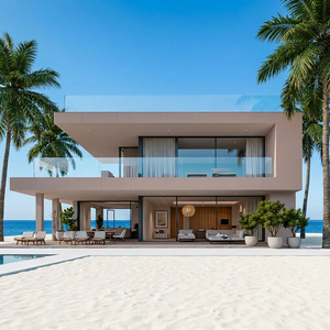 Villa Prefabricada de Acero Ligero TOPPRE, Estándares Australianos, 3 Dormitorios, Techo Plano, Residencial, para <span class=keywords><strong>Playa</strong></span> - Product Image 1
