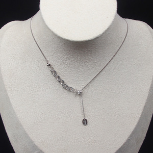 925 Sterling Silver Necklace Weather Shape Minimalist Elegant Collarbone <b>Chain</b> For Women Gift Jewelry - Product Image 5