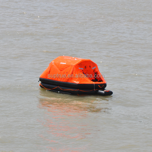 قارب نجاة قابل للنفخ ذاتي الانتصاب عالي الجودة معتمد من <span class=keywords><strong>SOLAS</strong></span> لـ 6 أشخاص مع حاوية صلبة لقارب النجاة - Product Image 1