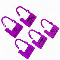 Sceau de sécurité en plastique PP standard de 60 mm, avec logo personnalisé et numéro, pour conteneurs, sacs, logistique financière