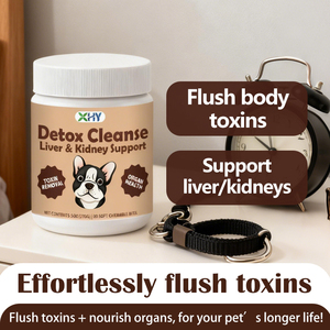 Complément alimentaire naturel pour le foie, friandises à mâcher pour chiens, détoxification des reins et santé hépatique, formule professionnelle pour les soins de santé des animaux de compagnie - Product Image 4