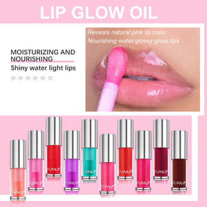 Lip Glow Oil 10 couleurs huile à lèvres brillante nourrissante formule non collante hydratante pour le rouge à lèvres à lèvres Water Light - Product Image 5