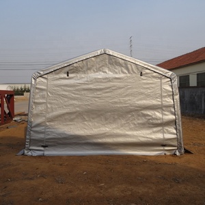 122009P W12'XL20'XH9' Đỉnh Mái Gấp Di Động Vận Chuyển Container Mùa Đông <span class=keywords><strong>Pop</strong></span> up Xe Nhà Để Xe Tán - Product Image 4