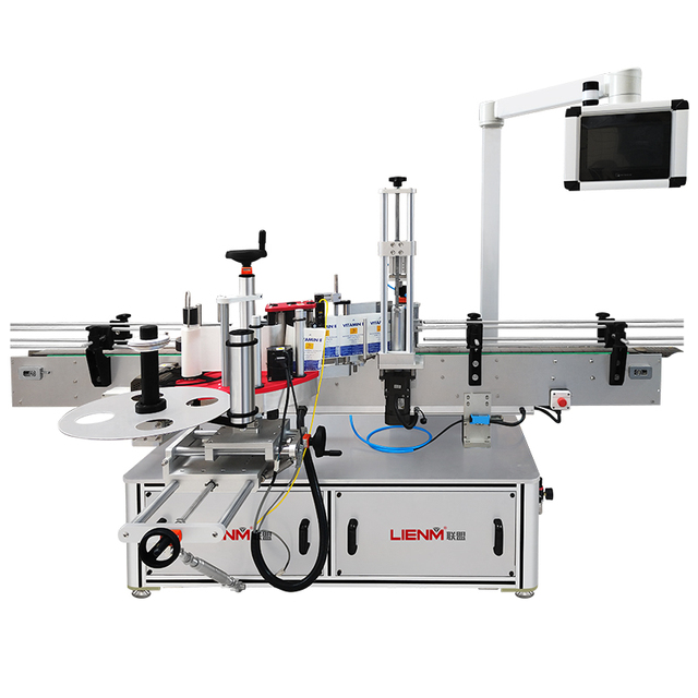 Automatic Sticker Labeling Machine Plastic Glass square Shape Bottle One Side/double Sides Transparent Label