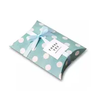 ZL розовая Синяя волнистая маленькая Подарочная коробка мини-упаковка для мыла Свадебные Конфеты Шоколад печенье складная коробка для подушки