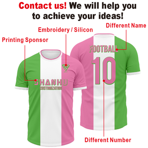 Conjunto <span class=keywords><strong>de</strong></span> Camisetas <span class=keywords><strong>de</strong></span> Fútbol <span class=keywords><strong>de</strong></span> Diseño Personalizado, Poliéster que Absorbe la Humedad, para Equipos, Clubes, Escuelas, Universidades, Adultos y Jóvenes, Camisetas <span class=keywords><strong>de</strong></span> Fútbol Originales - Product Image 4