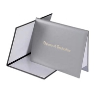 Porte-documents de haute qualité avec levier de rechargement, format A4, pour diplômes et certificats scolaires, avec logo personnalisé, organisateur de documents