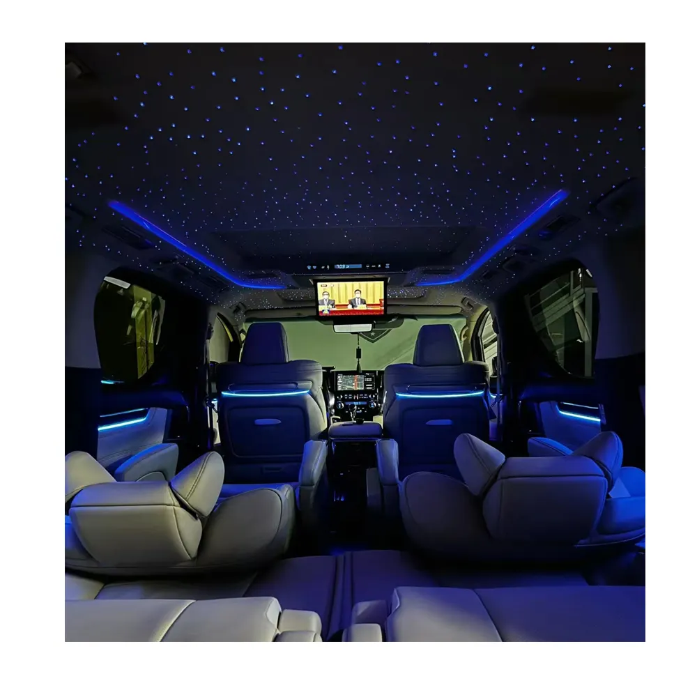 Lumière d'ambiance intérieure LED Multi Couleurs Support Conduite à droite Éclairage d'ambiance pour Toyota Alphard